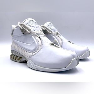 Nike zoom Vick 2 White Metallic Silver Men’s Sz 9 2004 Sample Rare